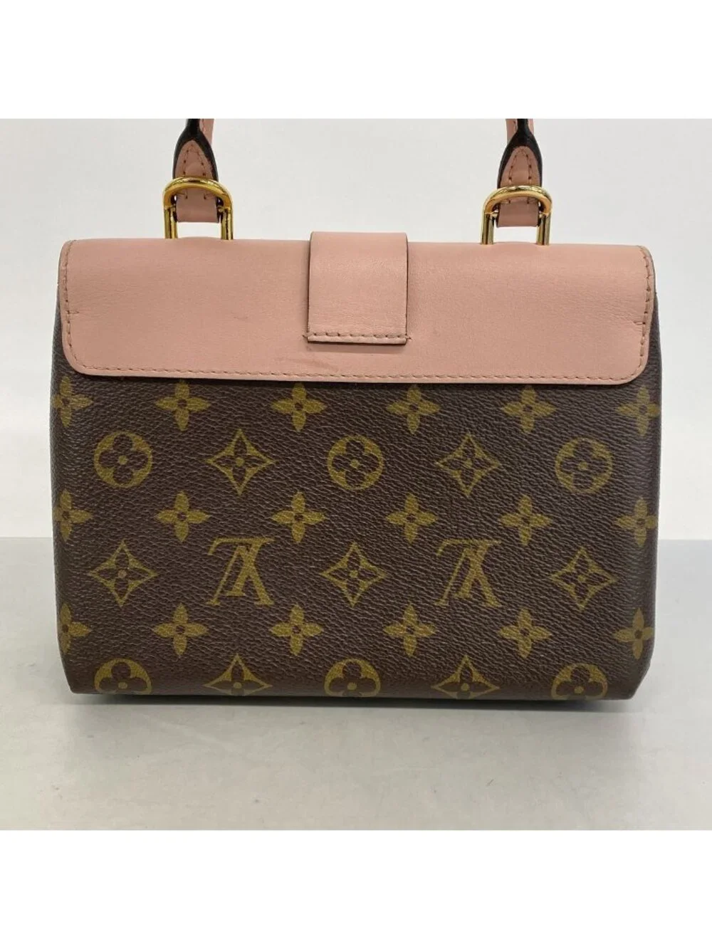 Louis Vuitton Handbag Monogram Locky BB Brown Rose Ballerine 2-Way Bag